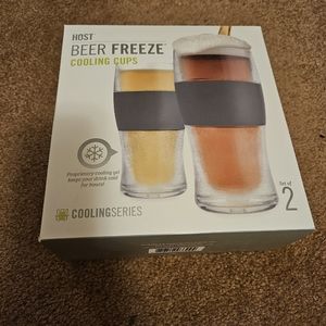 HOST Beer Freeze Cooling Cups Set of 2